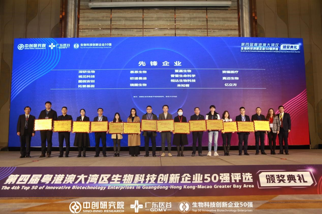 OptoMedic fue galardonada con el 4.° Top 50 empresarial de innovación en biotecnología del Área de la Bahía de Guangdong-Hong Kong-Macao nuevamente